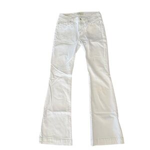 Lucky Brand Women's White Brooke Flare Jeans Festival Fall Winter Pants Sz 6/28